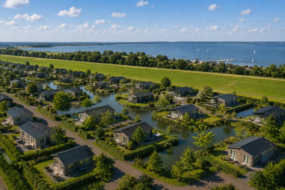 Ontwikkellocatie voor recreatiewoningen op waterrijke toplocatie
